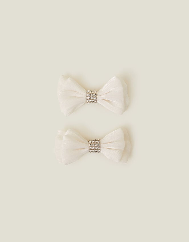 accessorize 2-Pack Girls Bow Salon Clips