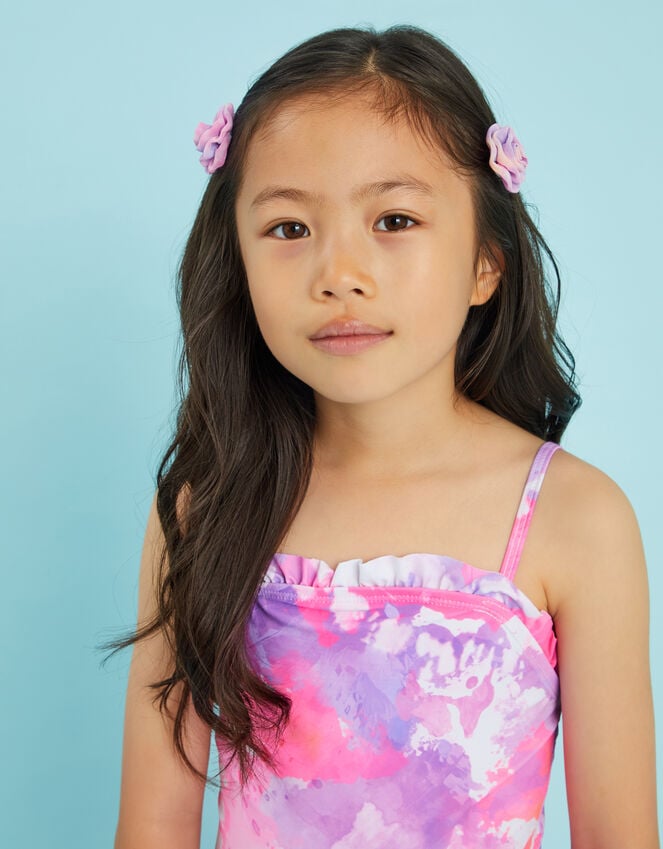 accessorize 2-Pack Girls Fabric Flower Hair Clips