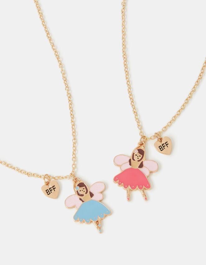accessorize 2-Pack Girls Fairy 'BFF' Necklace