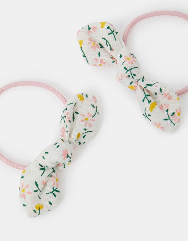 Accessorize 2-Pack Girls Floral Bow Hairbands