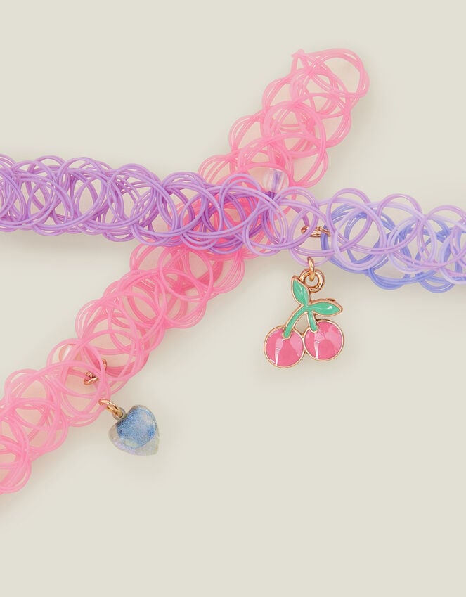 Accessorize 2-Pack Girls Fruit Choker Necklaces