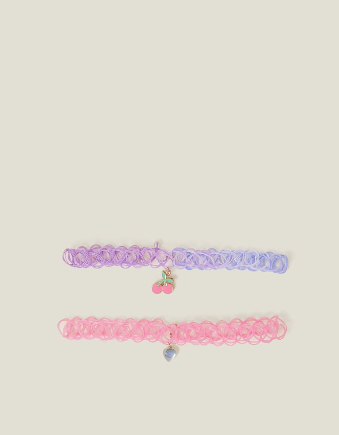 accessorize 2-Pack Girls Fruit Choker Necklaces