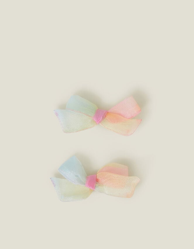Accessorize 2-Pack Girls Ombre Bow Hair Clips