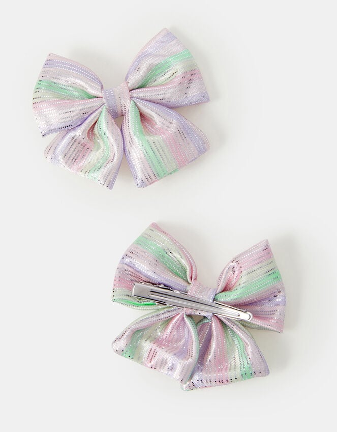 Accessorize 2-Pack Girls Ombre Bow Hair Clips