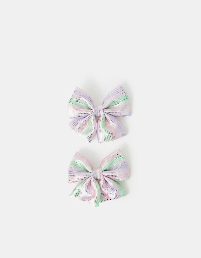 Accessorize 2-Pack Girls Ombre Bow Hair Clips