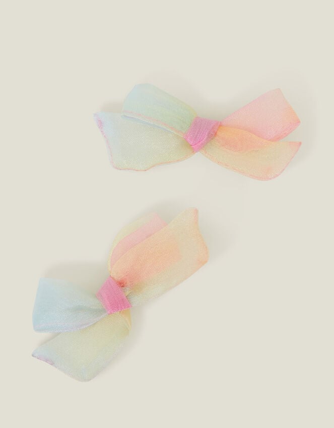 accessorize 2-Pack Girls Ombre Bow Hair Clips