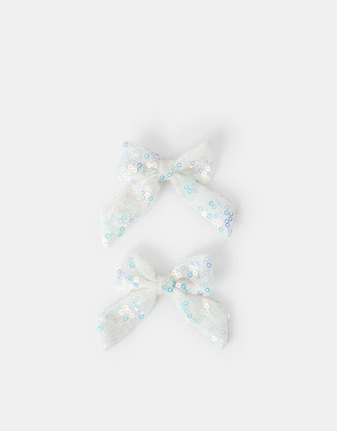 Accessorize 2-Pack Girls Sequin Bow Hair Clips