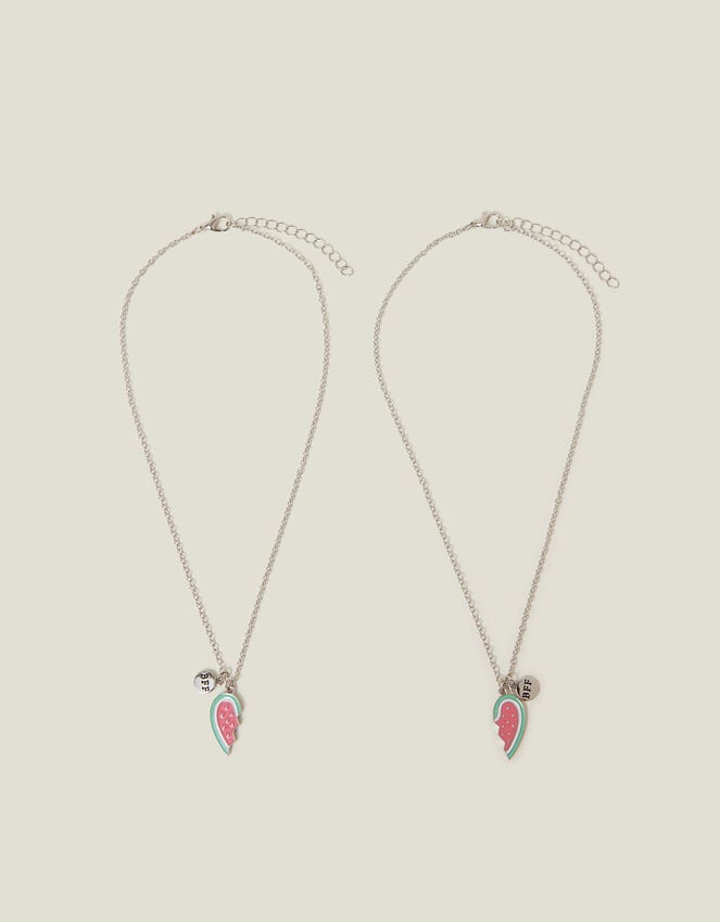 accessorize 2-Pack Girls Watermelon 'BFF' Necklace