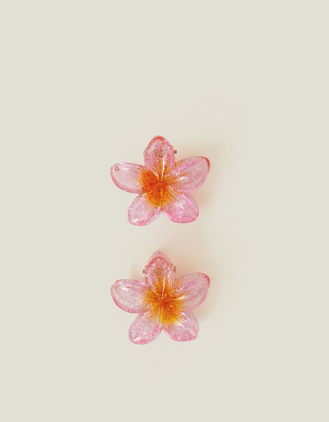 accessorize 2-Pack Mini Tropical Flower Claw Clips