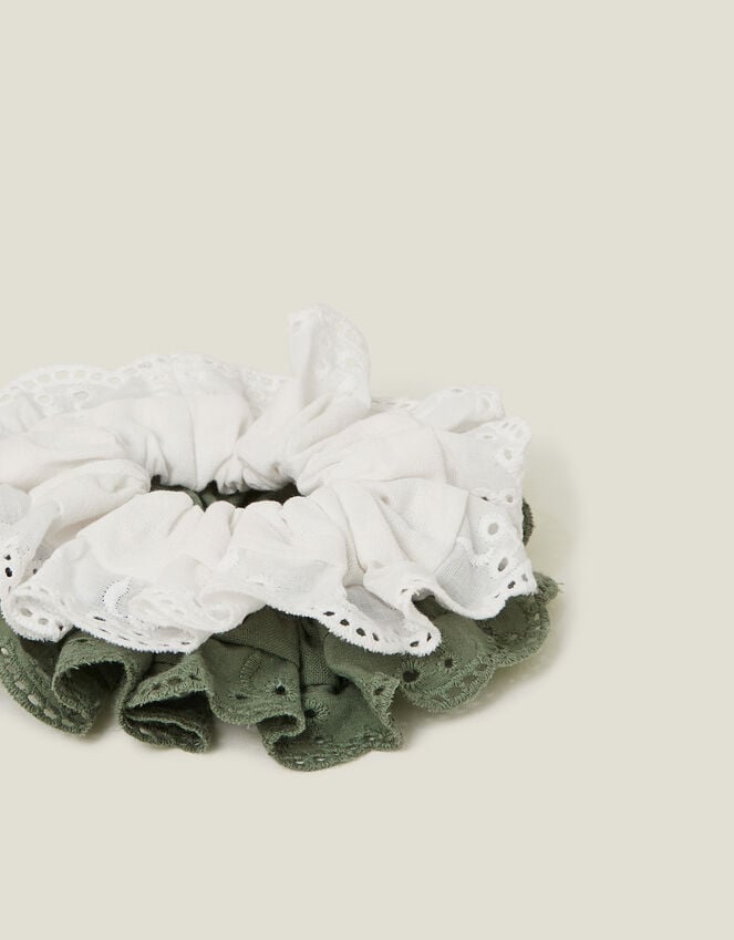 Accessorize 2-Pack Mix Broderie Hair Scrunchies