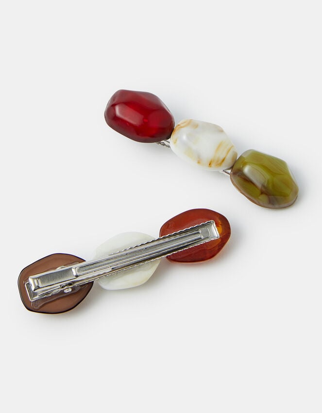 Accessorize 2-Pack Mix Stone Hair Clips