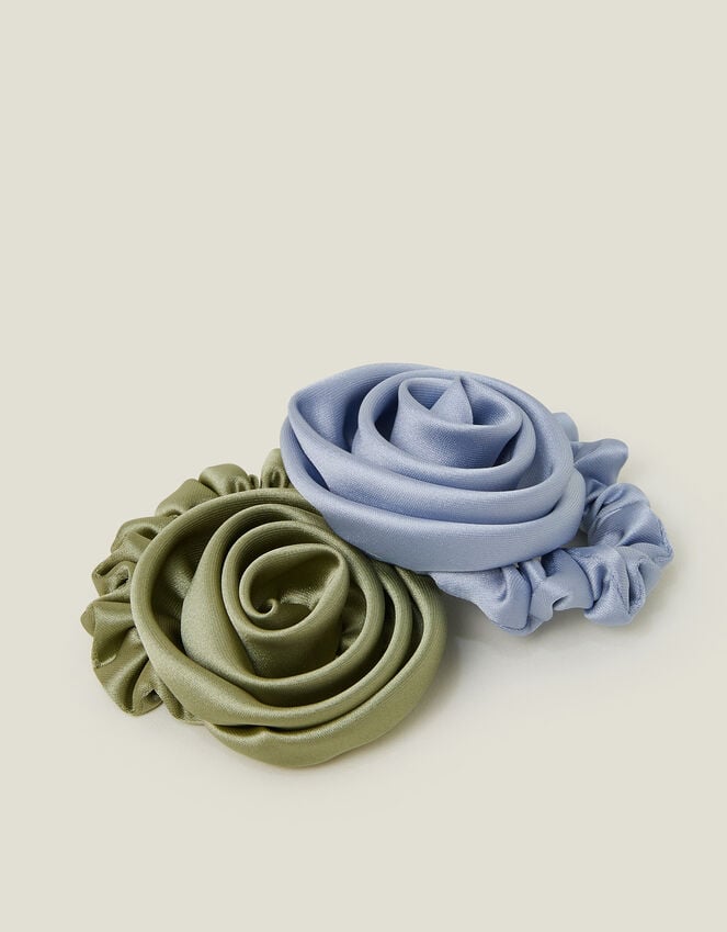 Accessorize 2-Pack Satin Corsage Hair Scrunchies