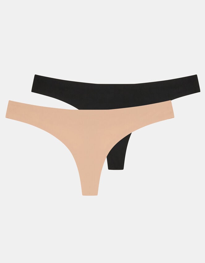 Accessorize 2-Pack Seamless Thongs Multi