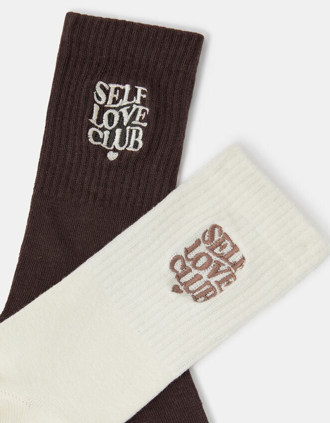 Accessorize 2-Pack Self Love Club Socks