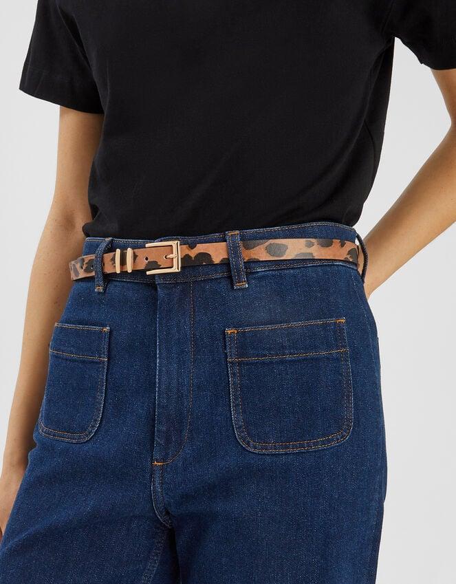 Accessorize 2-Pack Skinny Belts Multi