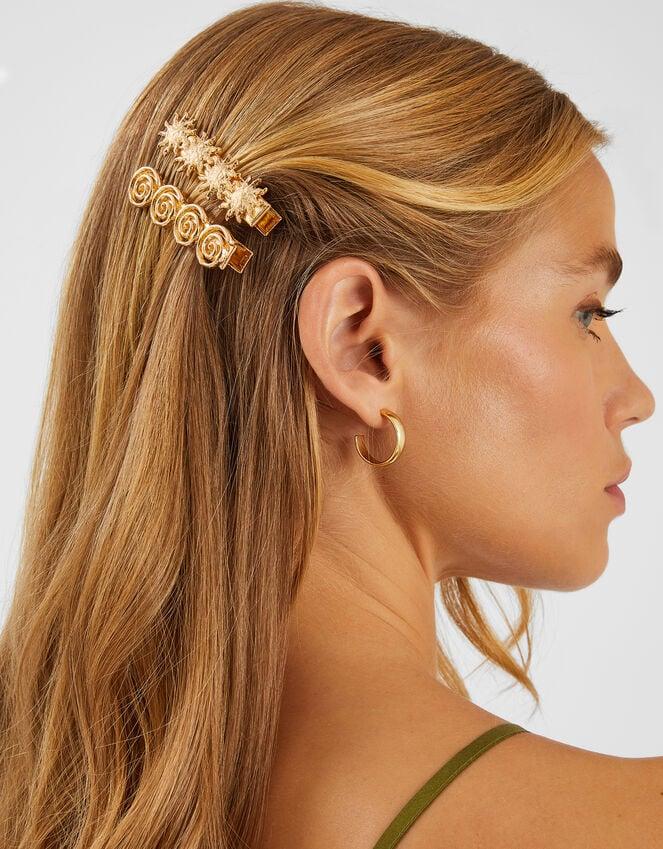 Accessorize 2-Pack Soleil Metal Hair Clips