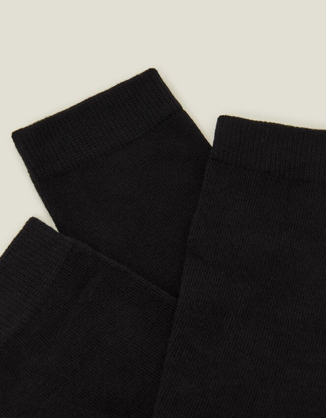Accessorize 3-Pack Ankle Socks Black