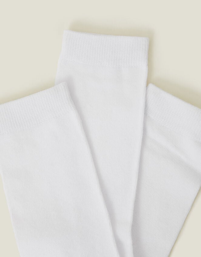 Accessorize 3-Pack Ankle Socks White