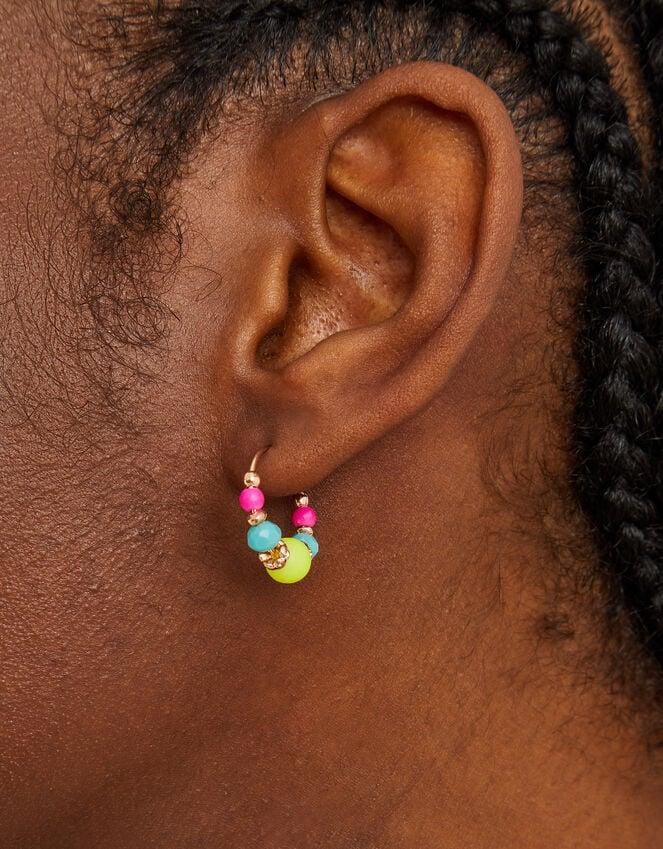 Accessorize 3-Pack Beaded Mini Hoop Earrings