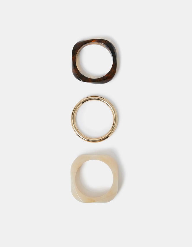 Accessorize 3-Pack Chunky Resin Bangles
