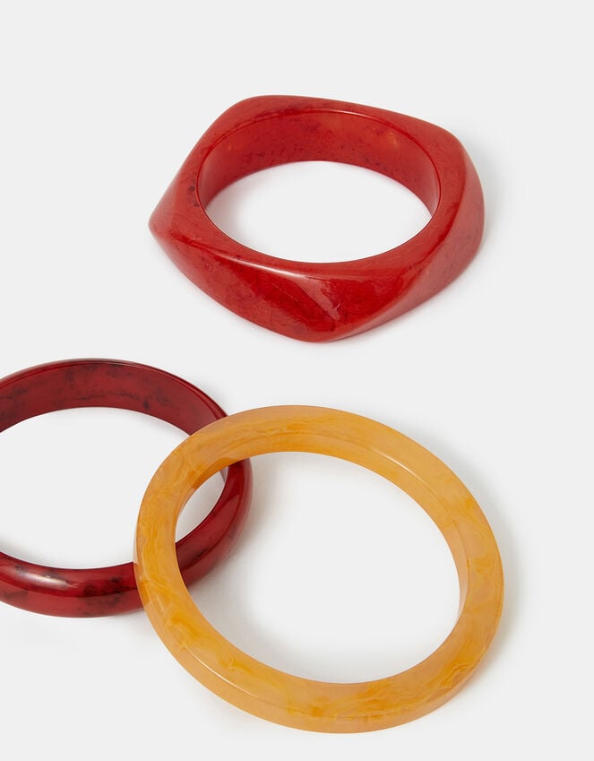 accessorize 3-Pack Chunky Resin Bangles