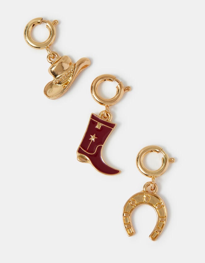 accessorize 3-Pack Cowboy Jewellery Charms