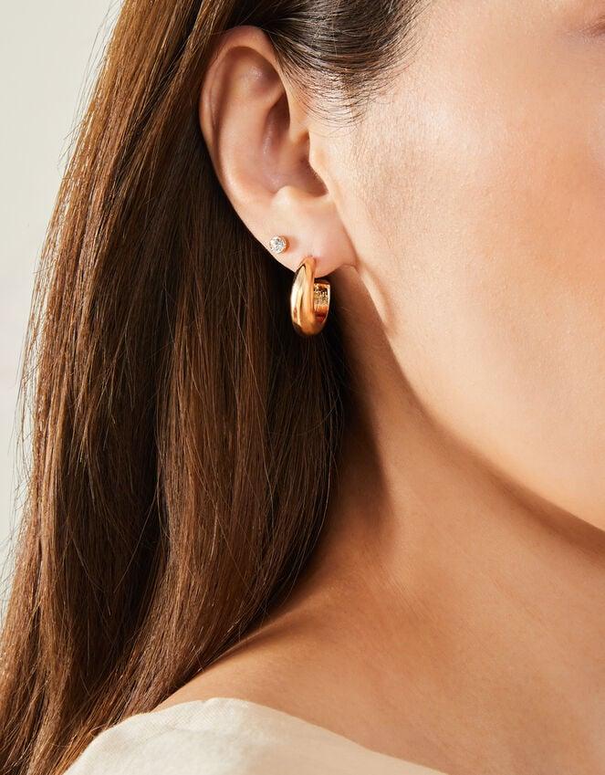 Accessorize 3-Pack Curve Drop Earrings