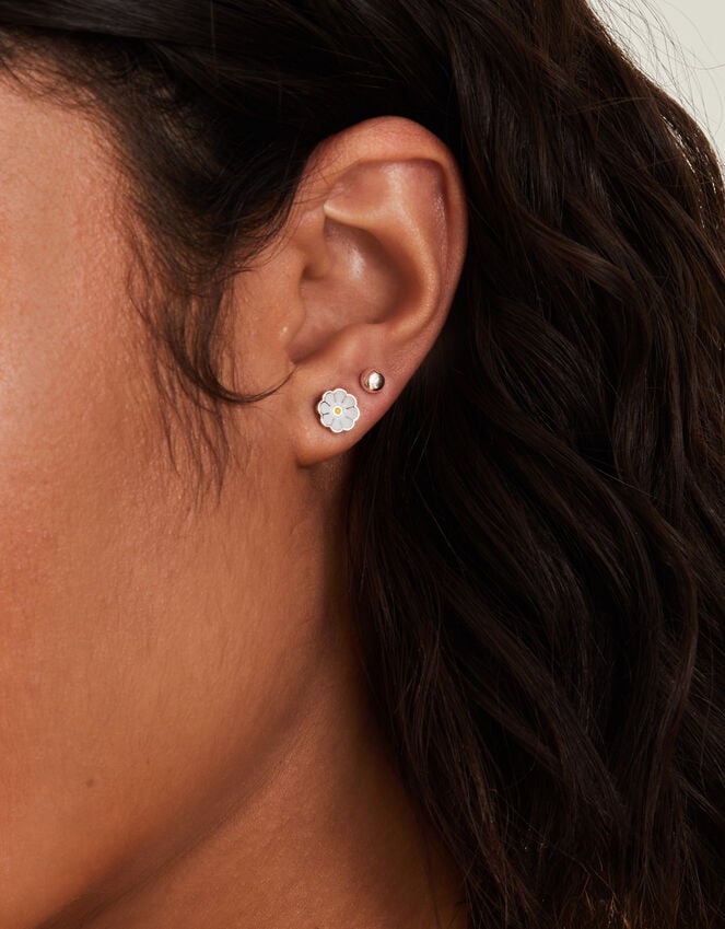 Accessorize 3-Pack Daisy Earrings