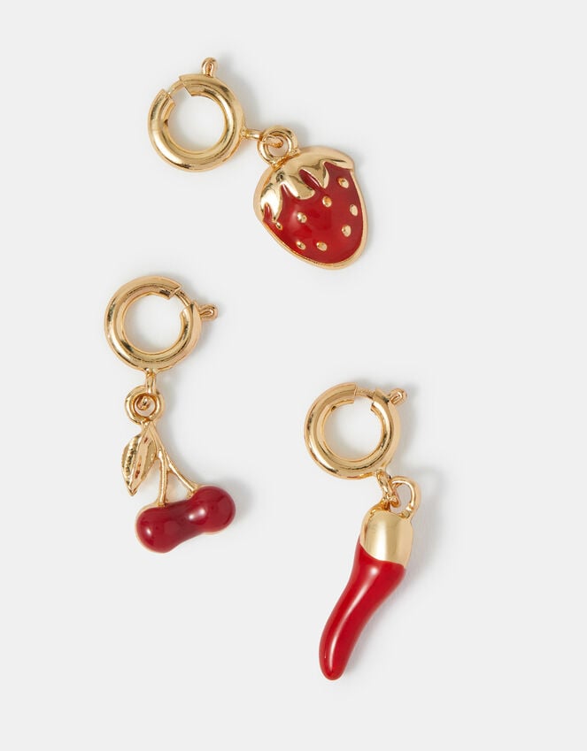 accessorize 3-Pack Fruity Jewellery Charms