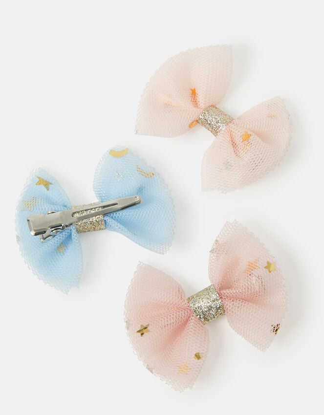 Accessorize 3-Pack Girls Bow Hair Clips