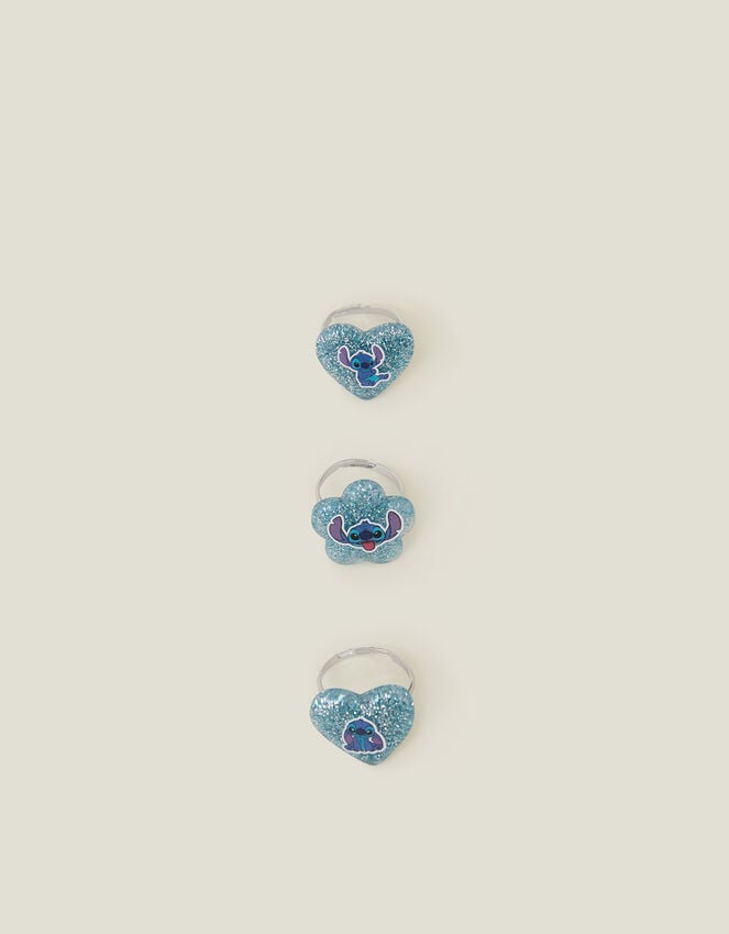 accessorize 3-Pack Girls Lilo & Stitch Glitter Rings