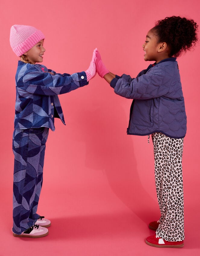 accessorize 3-Pack Girls Plain Knit Gloves Multi