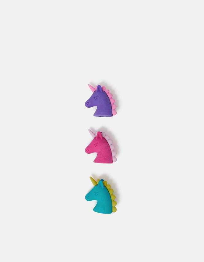 accessorize 3-Pack Girls Unicorn Erasers
