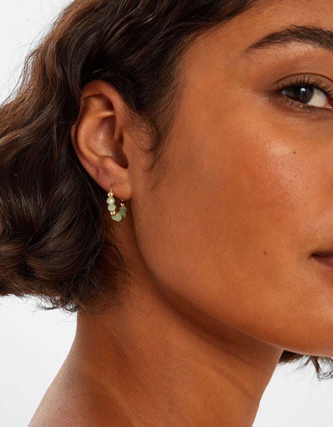 Accessorize 3-Pack Mini Beaded Hoop Earrings