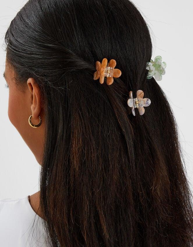 Accessorize 3-Pack Mini Flower Claw Clips