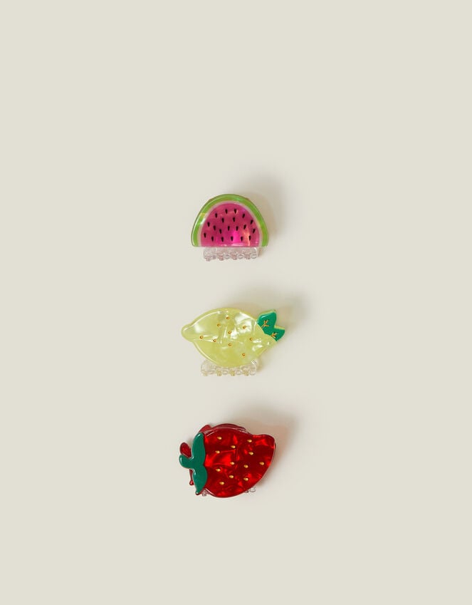 accessorize 3-Pack Mini Fruit Claw Clips