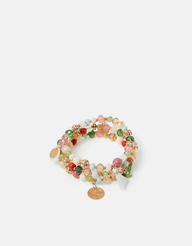 Accessorize 3-Pack Mix Bead Bracelet
