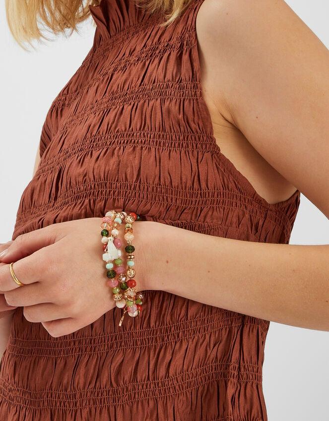 Accessorize 3-Pack Mix Bead Bracelet