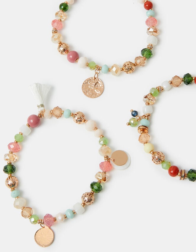 accessorize 3-Pack Mix Bead Bracelet