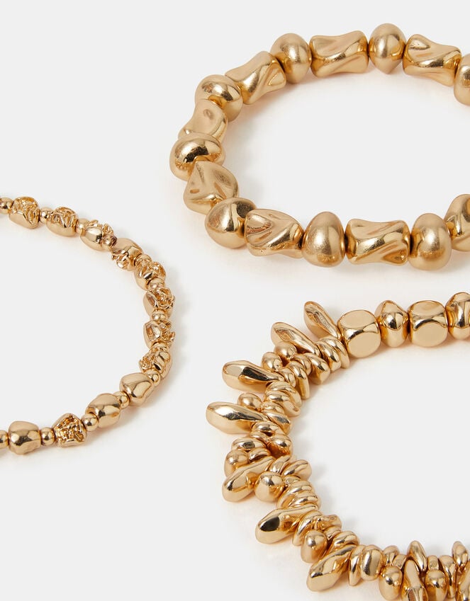 accessorize 3-Pack Mix Bead Stretch Bracelets