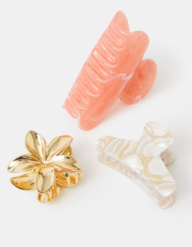 Accessorize 3-Pack Mix Claw Clips