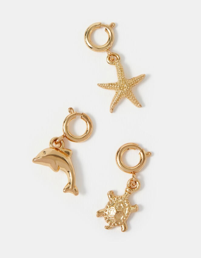 accessorize 3-Pack Ocean Friends Jewellery Charms