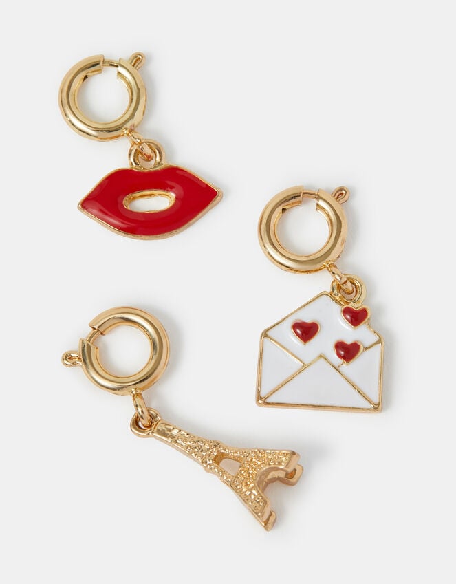 accessorize 3-Pack Paris Jewellery Charms