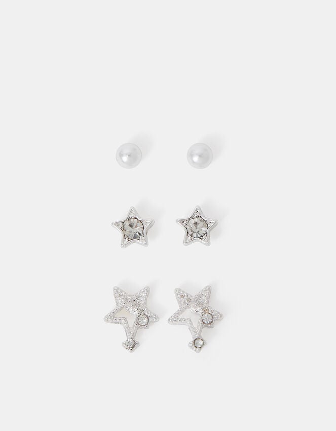 Accessorize 3-Pack Shooting Star Stud Earrings