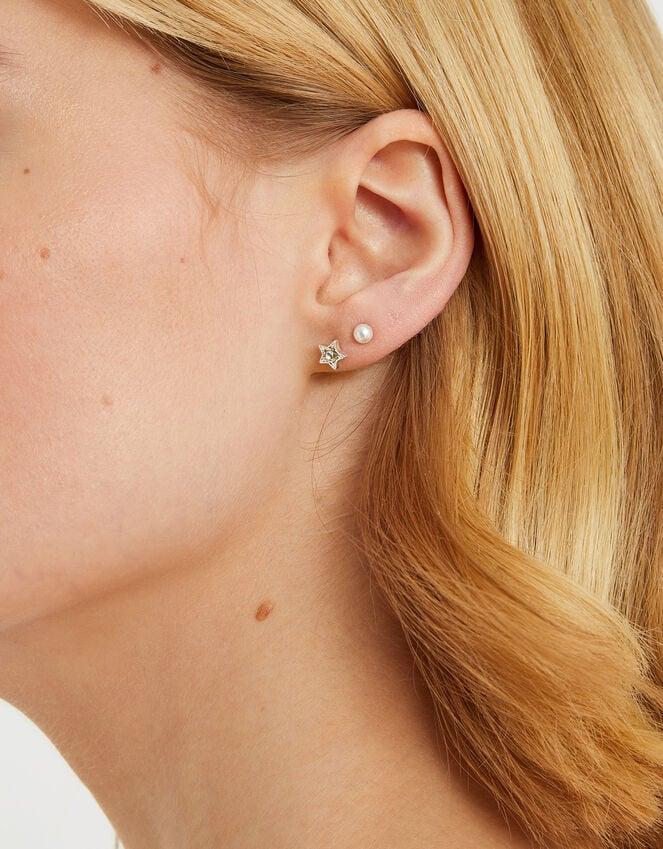 Accessorize 3-Pack Shooting Star Stud Earrings