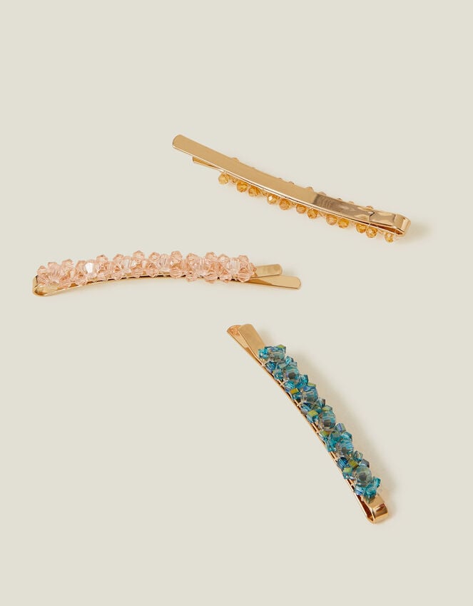 Accessorize 3-Pack Sparkle Gem Hair Slides