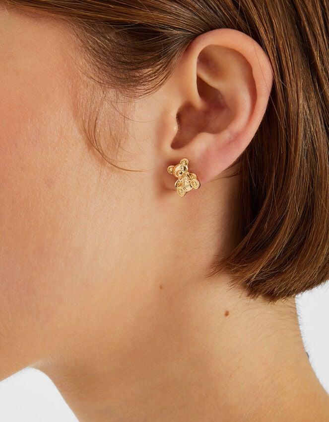 Accessorize 3-Pack Teddy Bear Stud Earrings