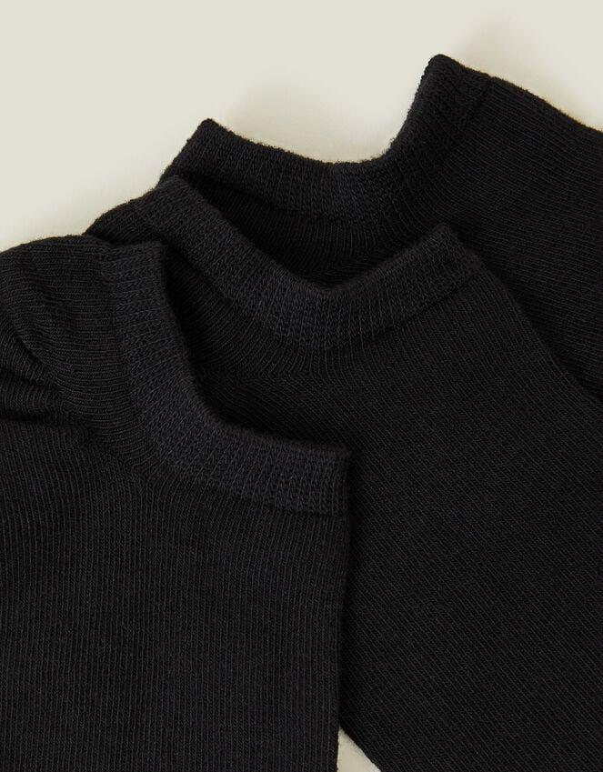 Accessorize 3-Pack Trainer Socks Black