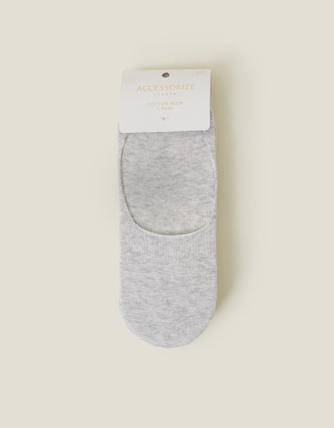accessorize 3-Pack Trainer Socks Grey
