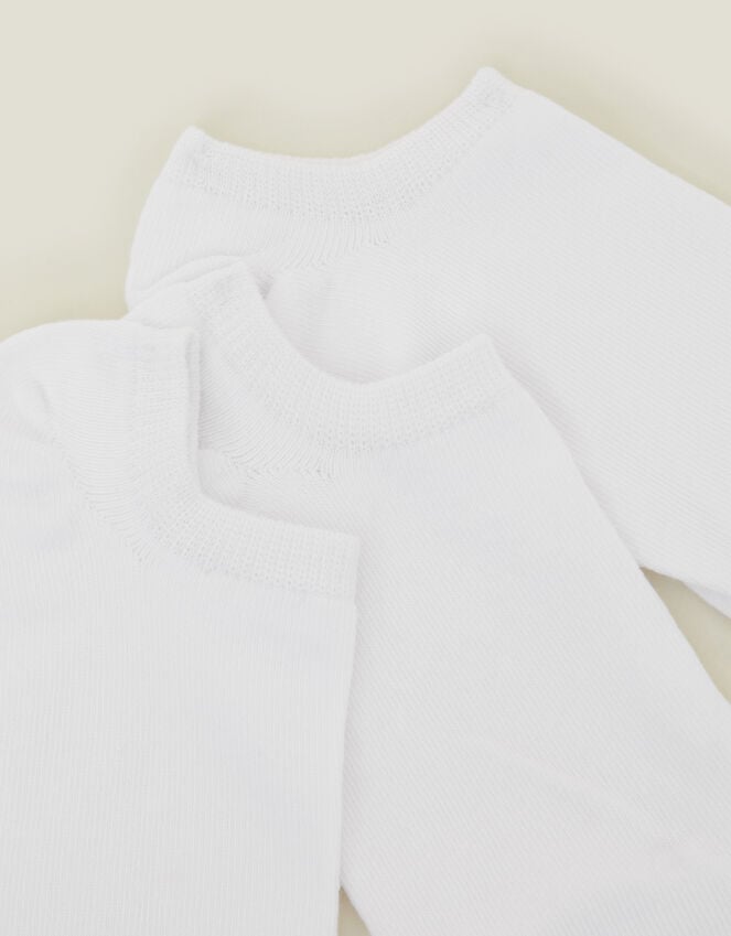 Accessorize 3-Pack Trainer Socks White
